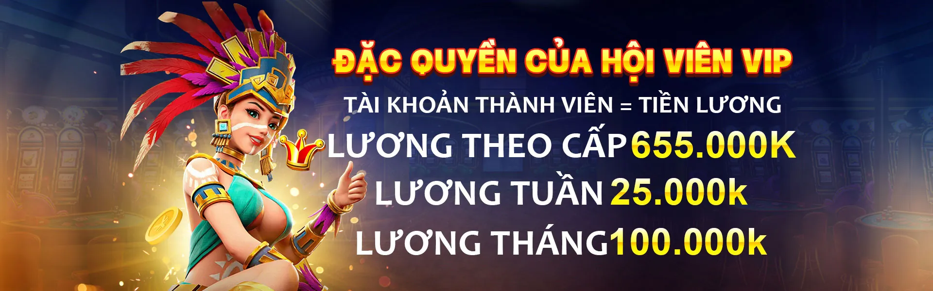 Hình ảnh sang trọng giới thiệu chương trình Đặc Quyền VIP của k8cc code